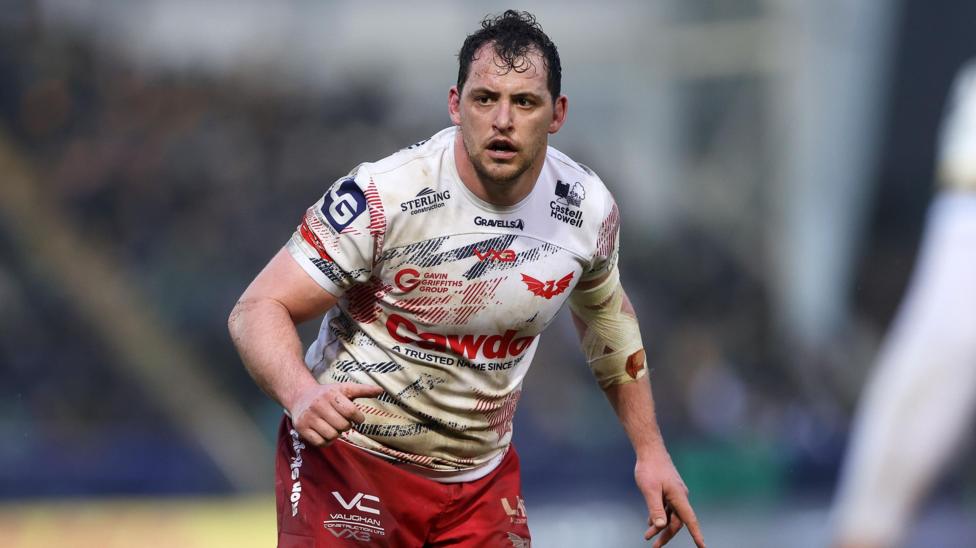 Ryan Elias in action for Scarlets 