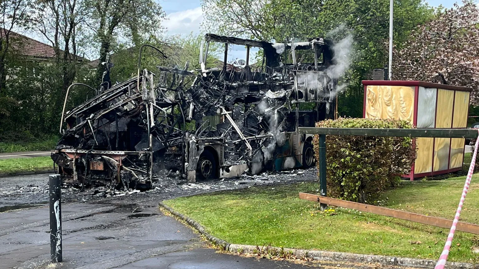 Bus Catches Fire Outside Fife Election Count Site in Glenrothes | The ...