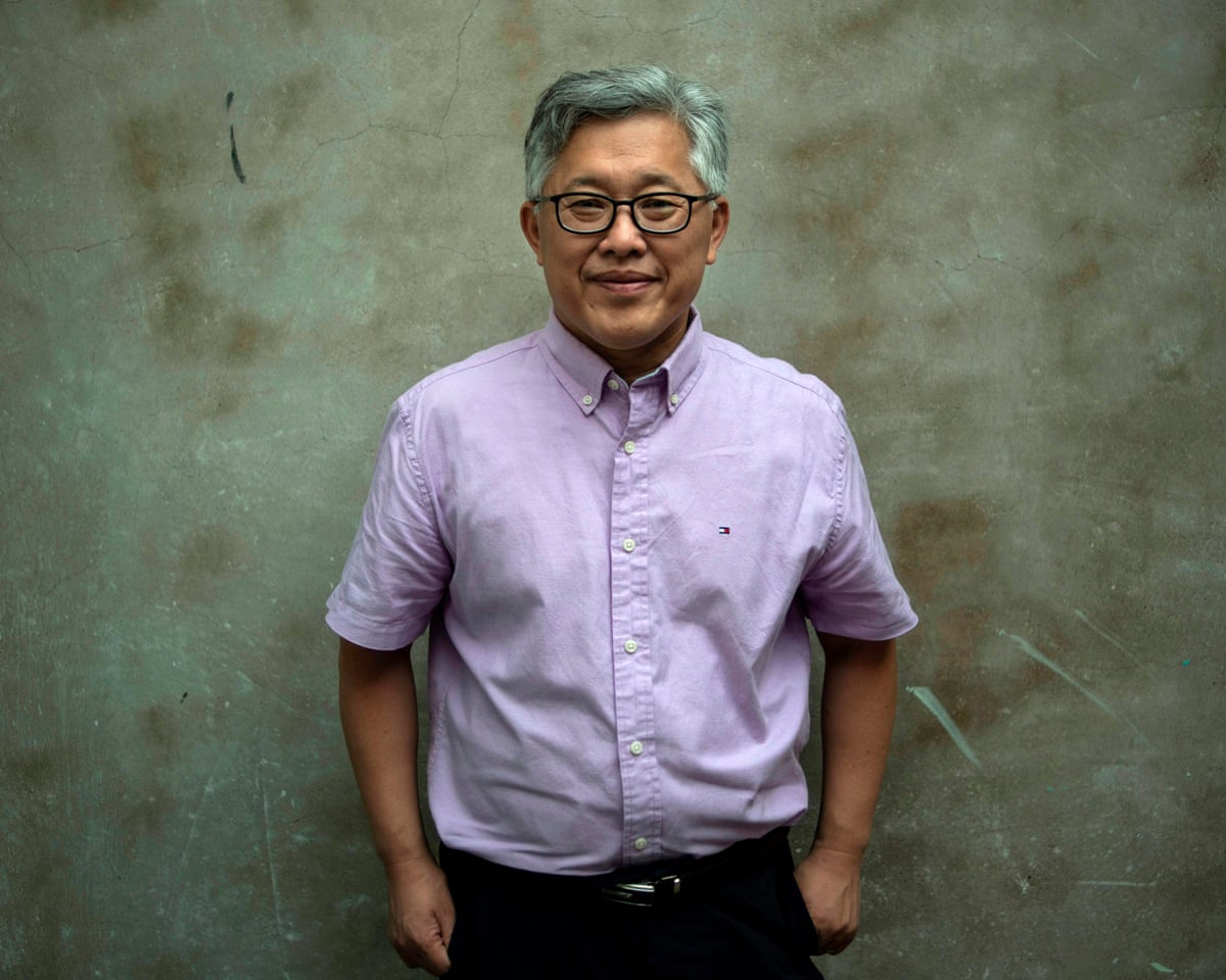 Jin Mingri, head pastor of the Zion church, posing in Beijing days after authorities shut down one of China’s largest underground” Protestant churches in 2018.