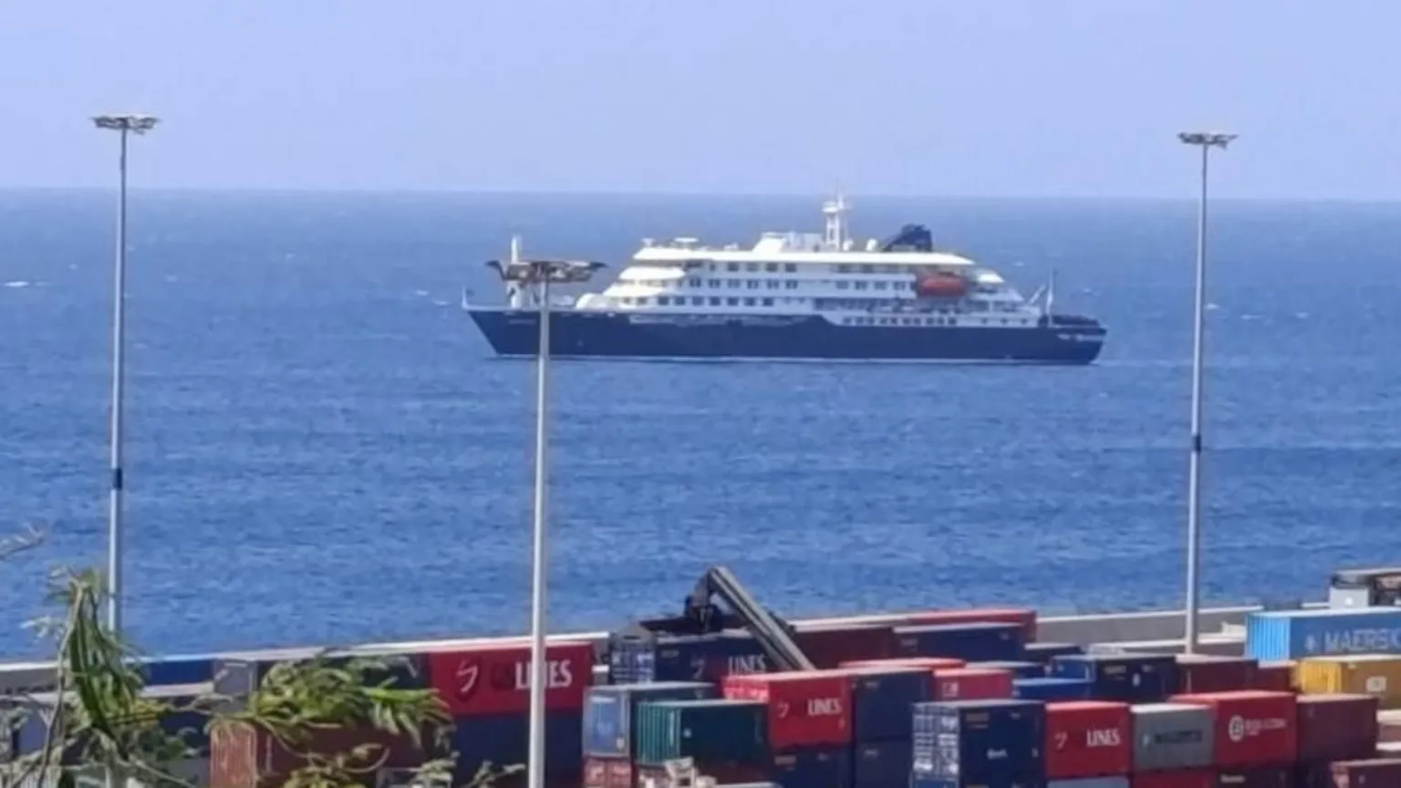  MV Hondius docked off Cape Verde on 4 May