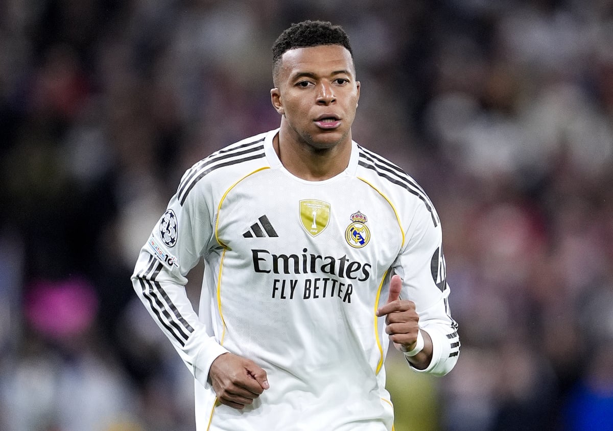 Real Madrid’s Kylian Mbappé during a match