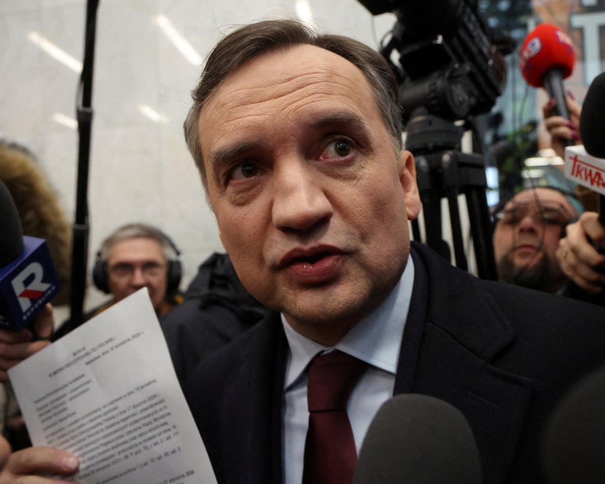 Former justice minister Zbigniew Ziobro seen in Warsaw last year.