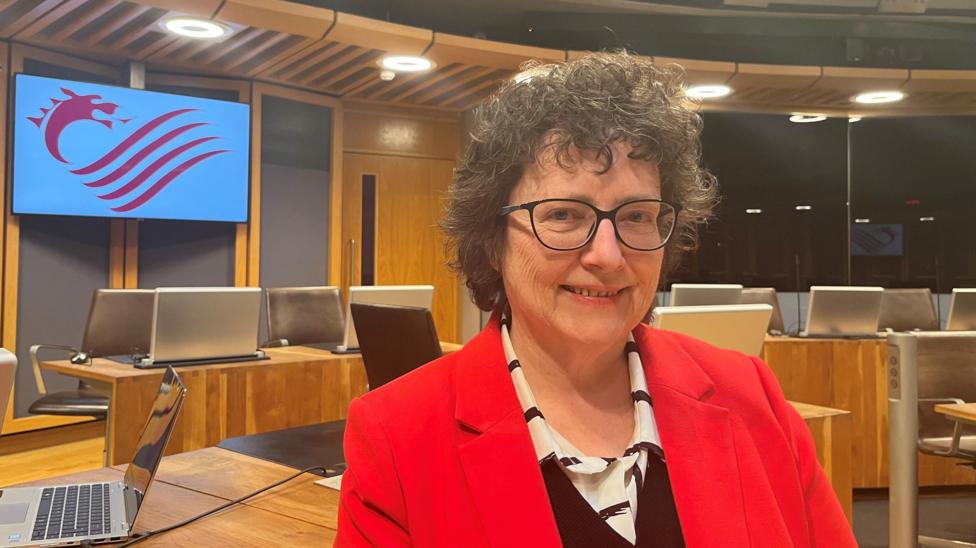 Elin Jones yn y Senedd