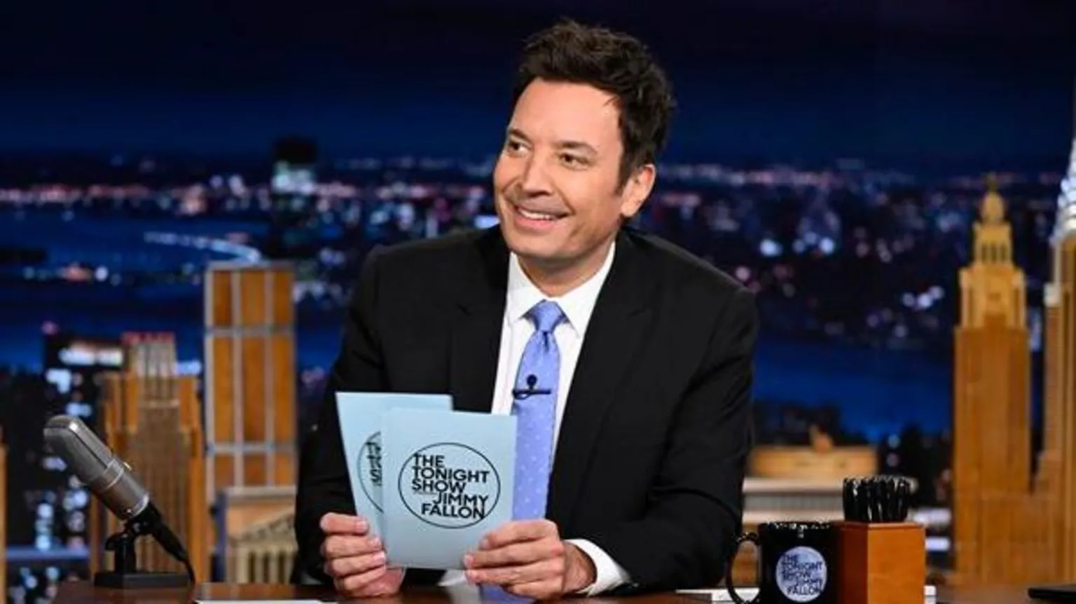  Jimmy Fallon hosting The Tonight Show