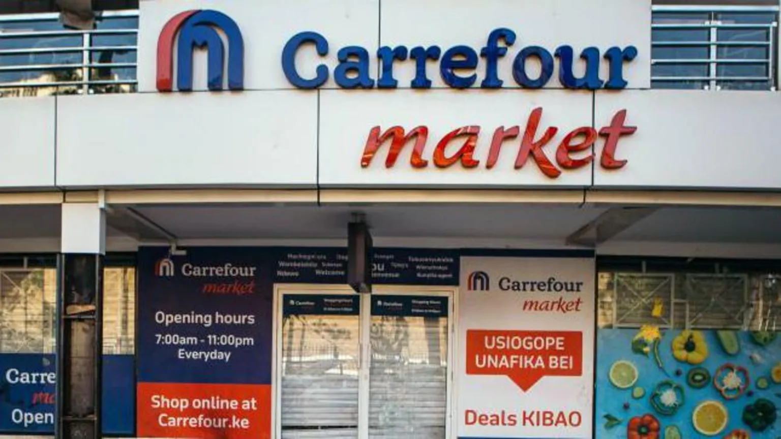 Bloomberg via A Carrefour supermarket in Nairobi
