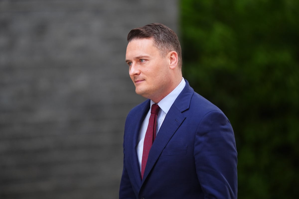 Wes Streeting arriving in No 10 this morning.