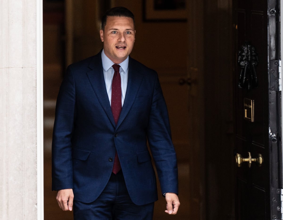 Wes Streeting leaving No 10.