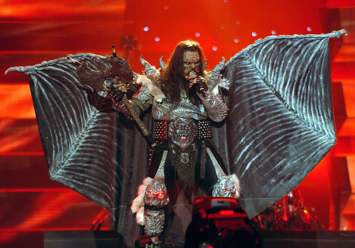Unwell Mr Lordi was still victorious at Eurovision.