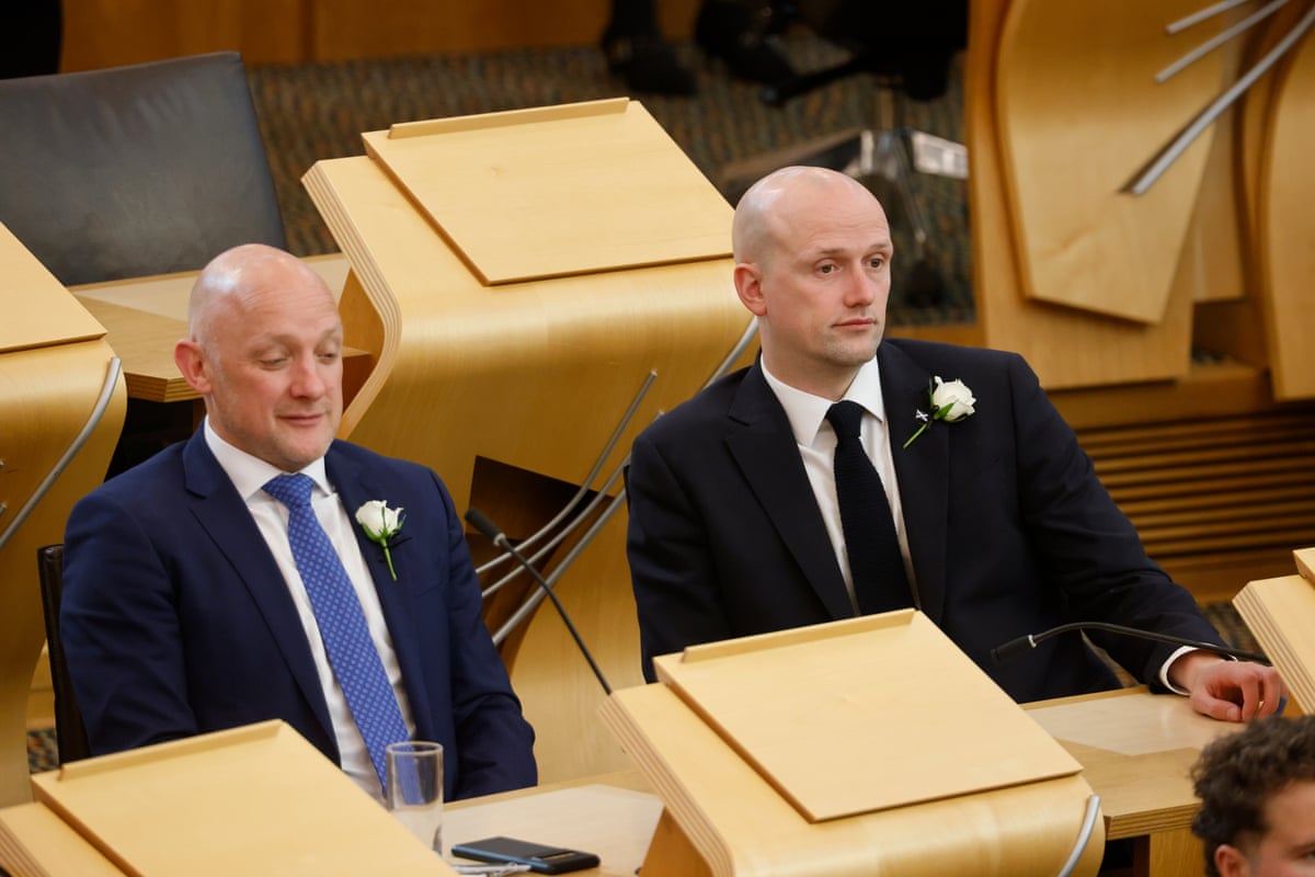 Calum Kerr MSP and Stephen Flynn Scottish National Party MSP.