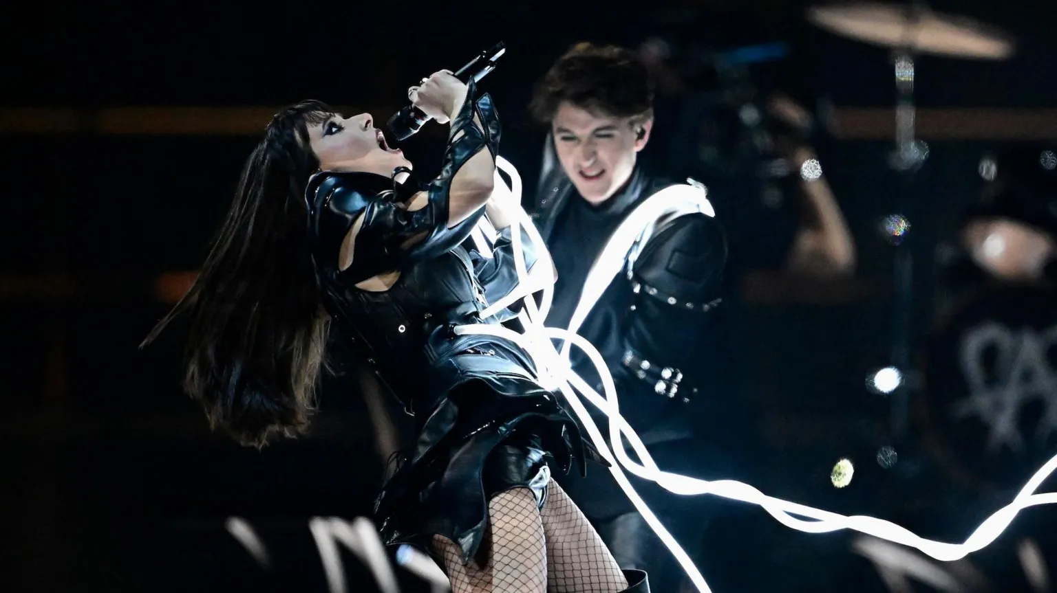 Romania performs at Eurovision
