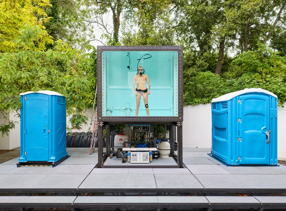 ‘Comedy is an essential part of art-making for me’ … a performer with scuba gear in the audience’s filtered urine.