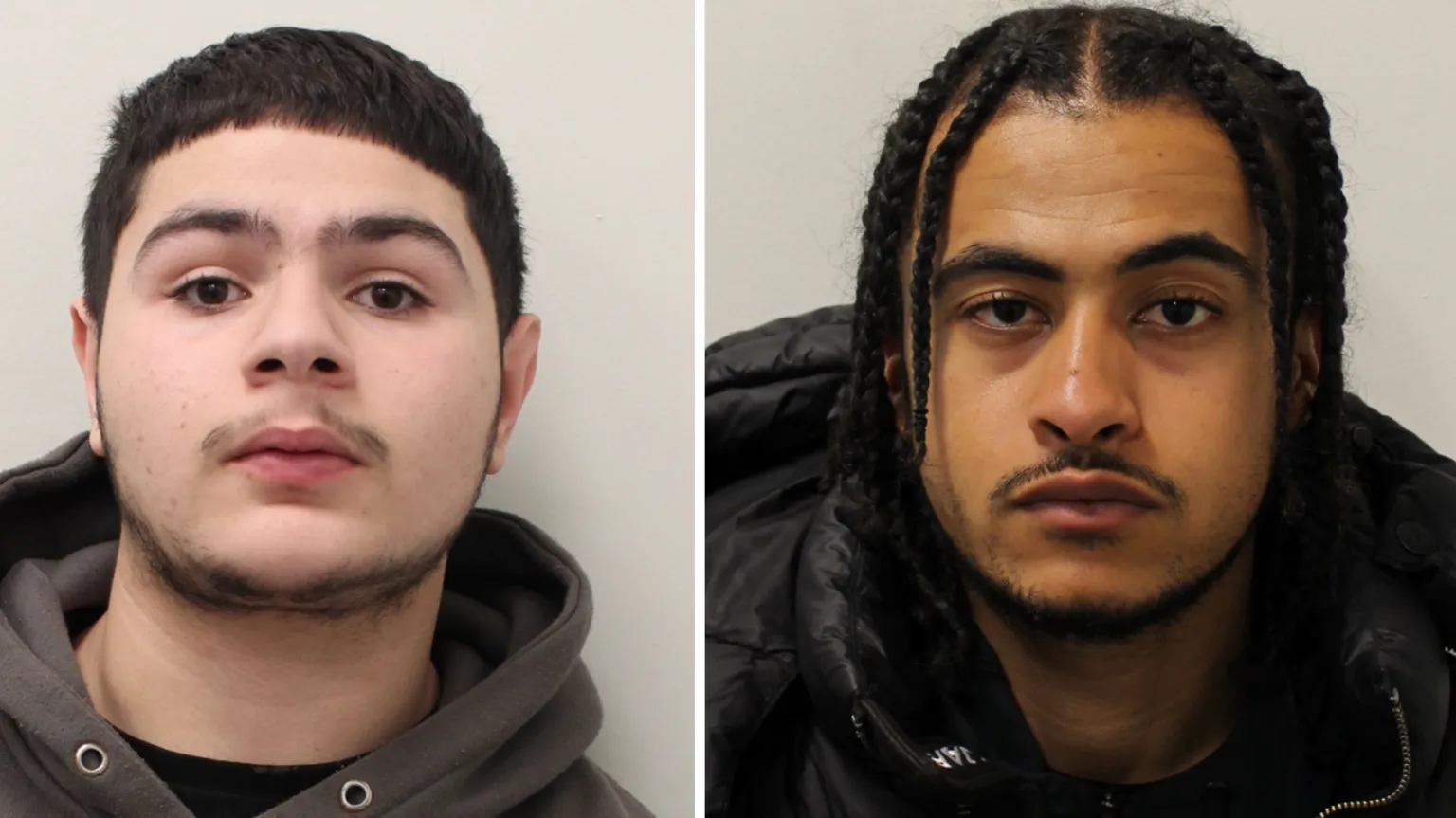 Met Police Mugshots of Perry Allen-Thomas and Amir Salem
