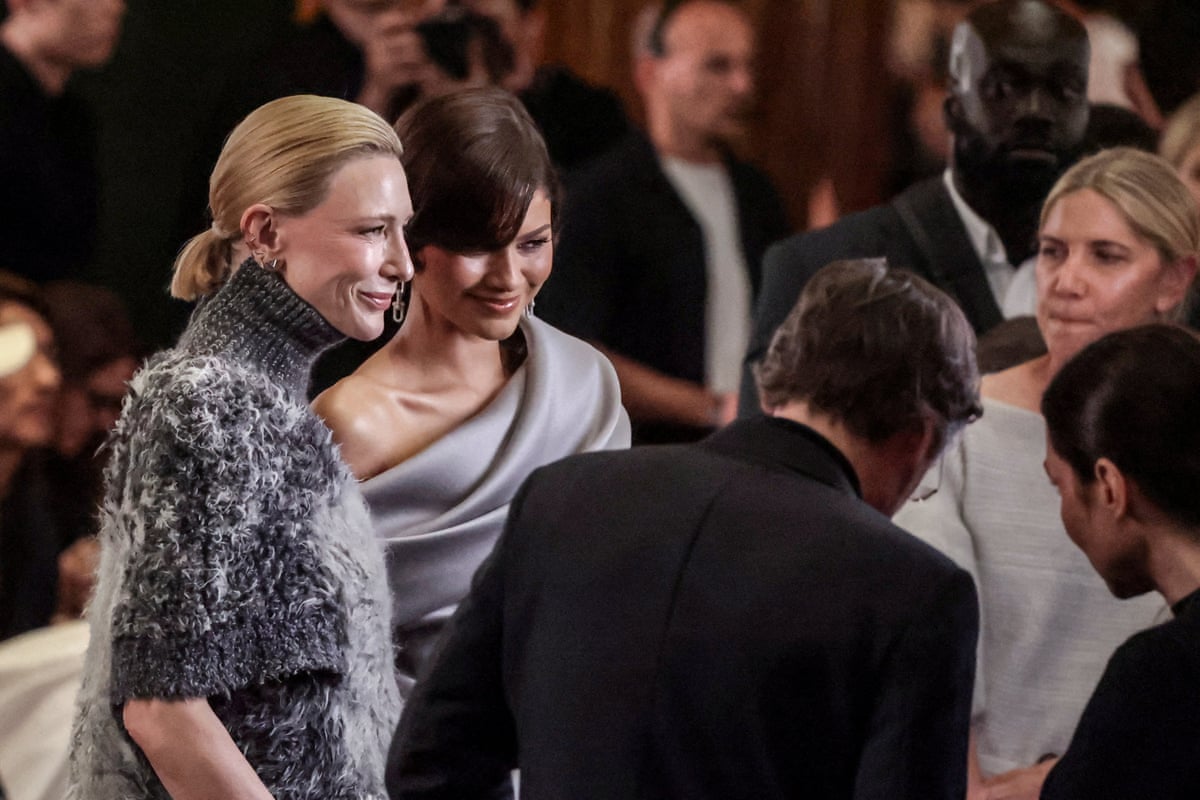 Actors Cate Blanchett and Zendaya