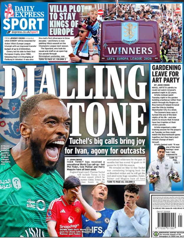 Express back page