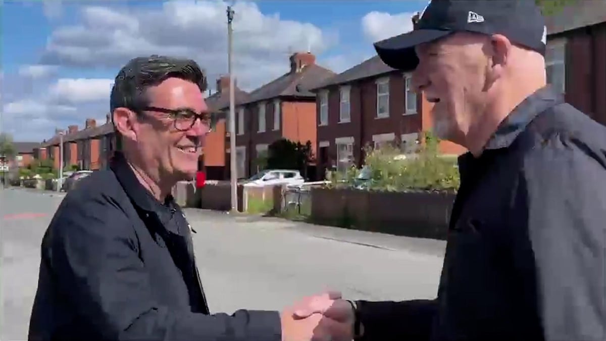 Andy Burnham's campaign video for the Makerfield by-election – video