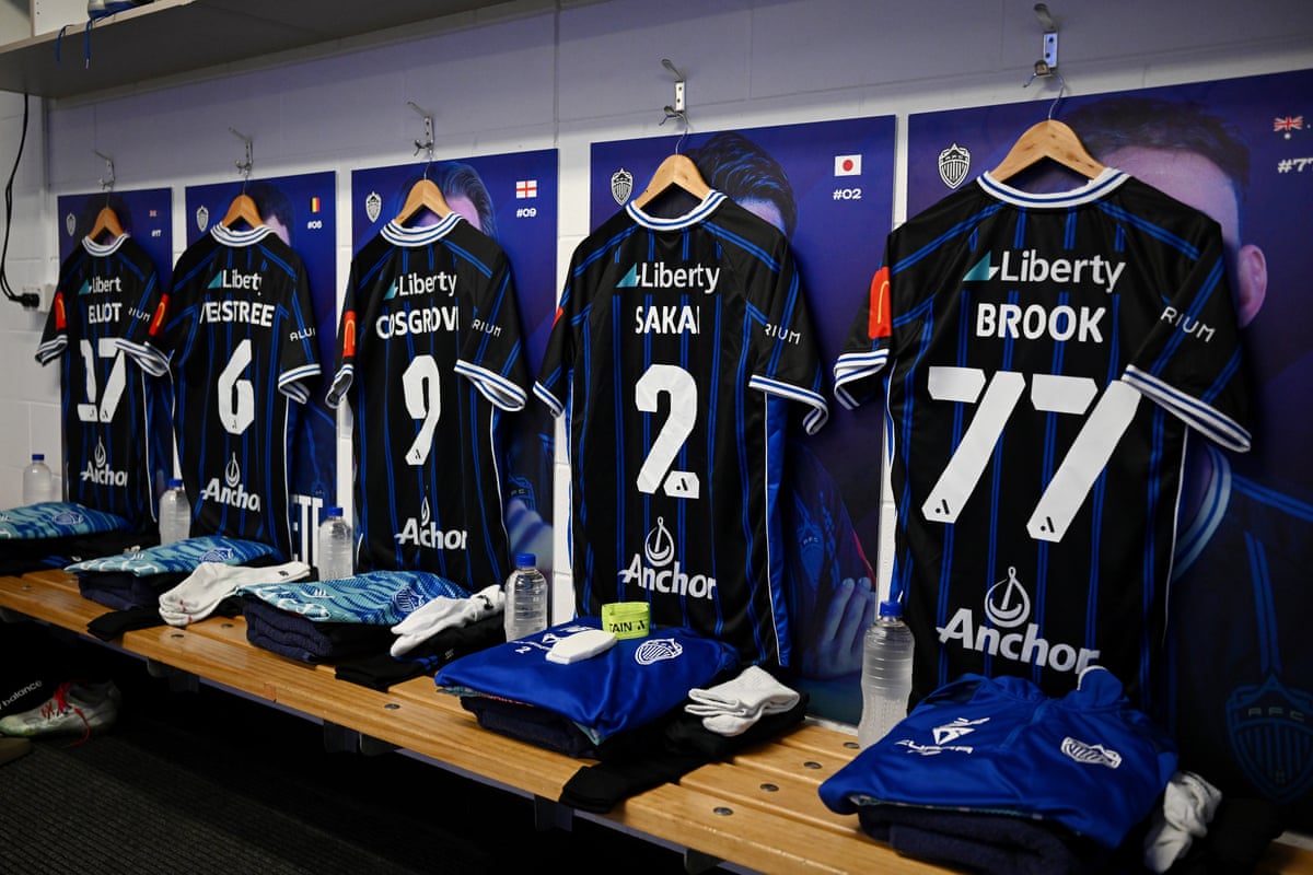 Auckland FC dressing room before the A-League Men grand final against Sydney FC