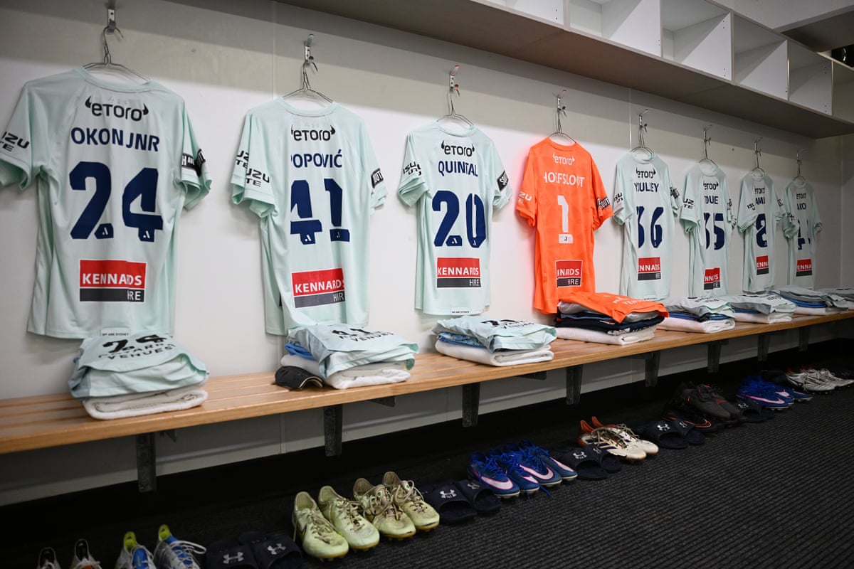 Sydney FC dressing room before the A-League Men grand final against Auckland FC
