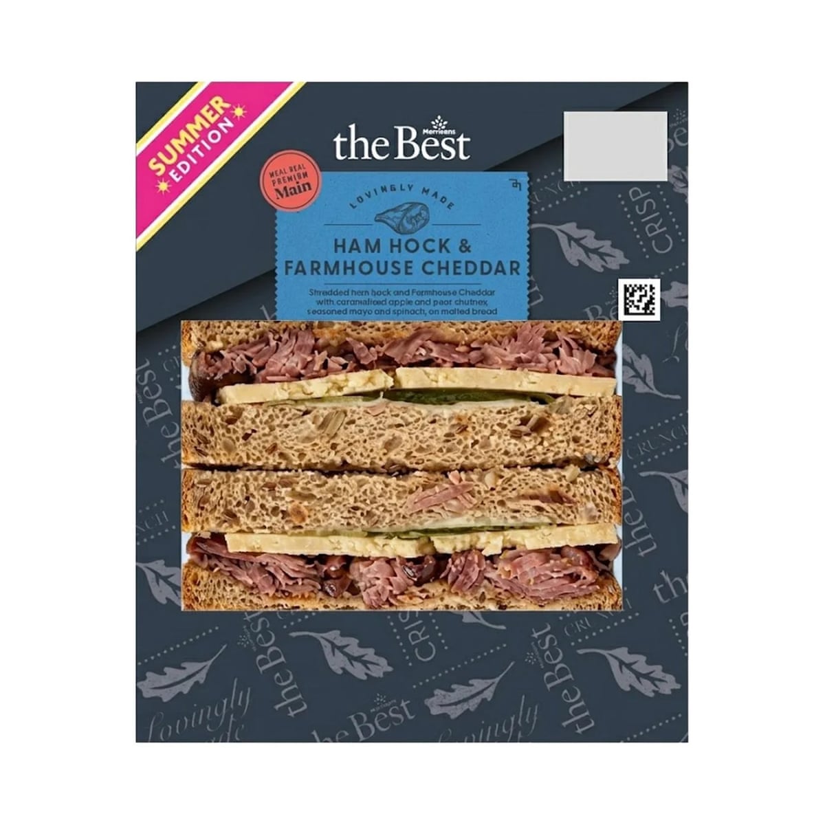 Morrisons The Best Ham Hock And Cheddar Sandwich