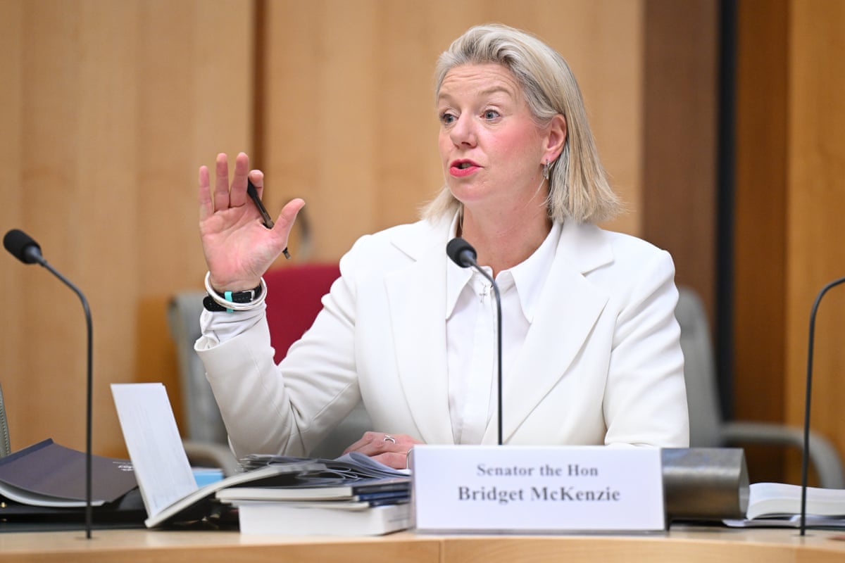 Nationals senator Bridget McKenzie.