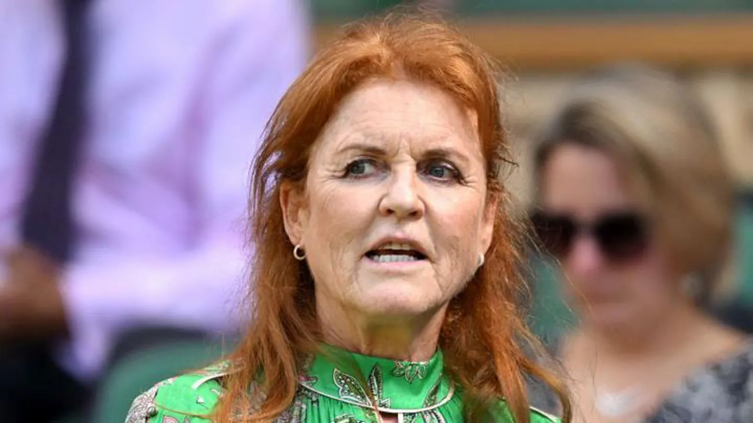 Karwai Tang/WireImage Sarah Ferguson, Duchess of York attends day one of the Wimbledon Tennis Championships at the All England Lawn Tennis and Croquet Club on June 30, 2025 in London, England