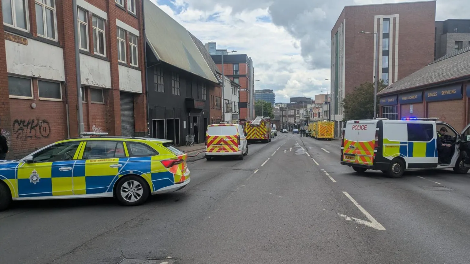 Police vehicles