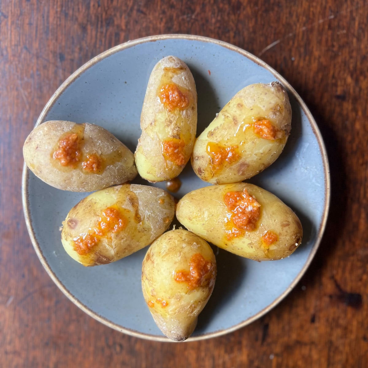 Omar Allibhoy’s papas arrugadas: ‘anything but balsamic will do’.