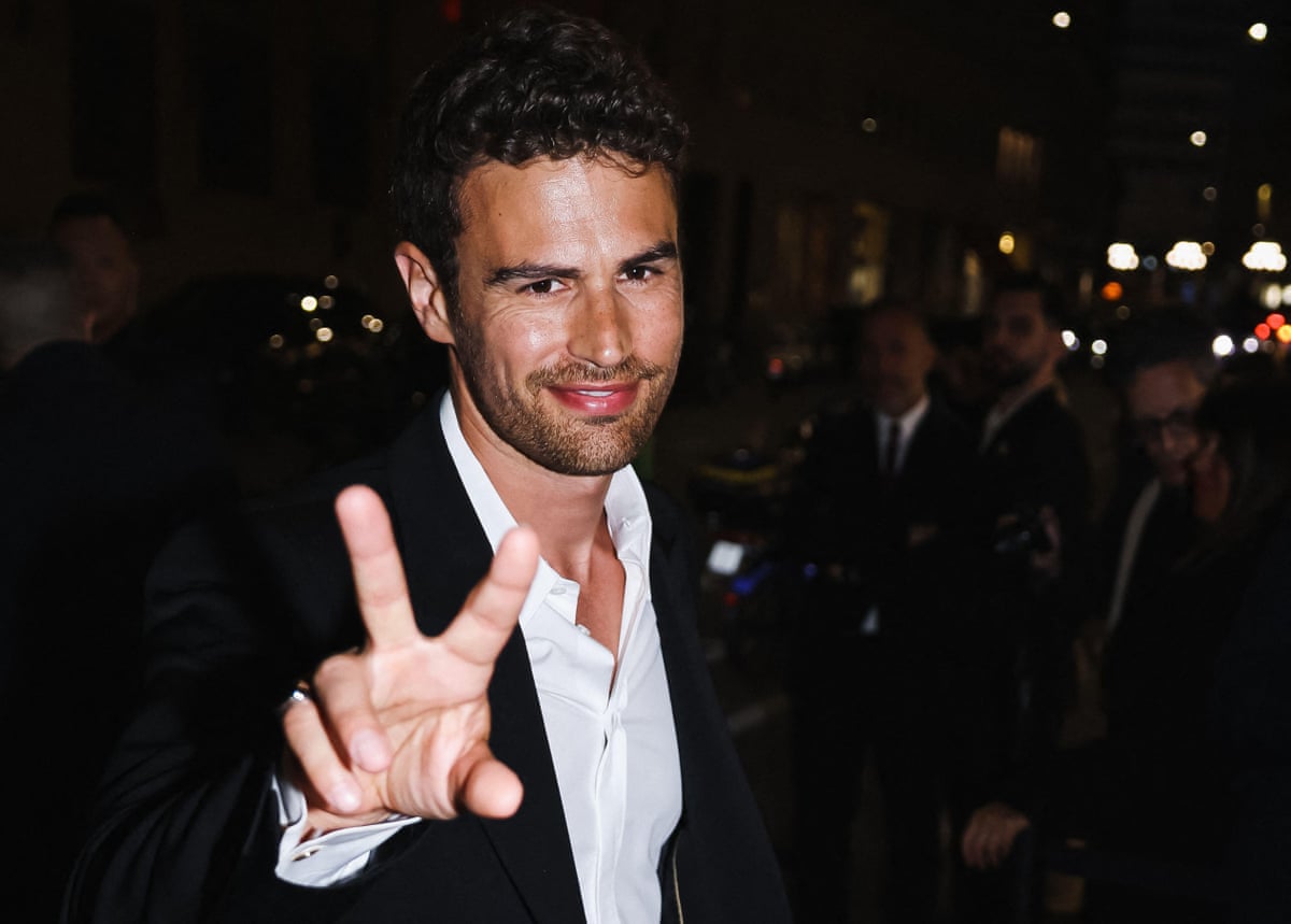 The White Lotus star Theo James at a Dolce & Gabbana exhibition in Milan, Italy, in 2024.