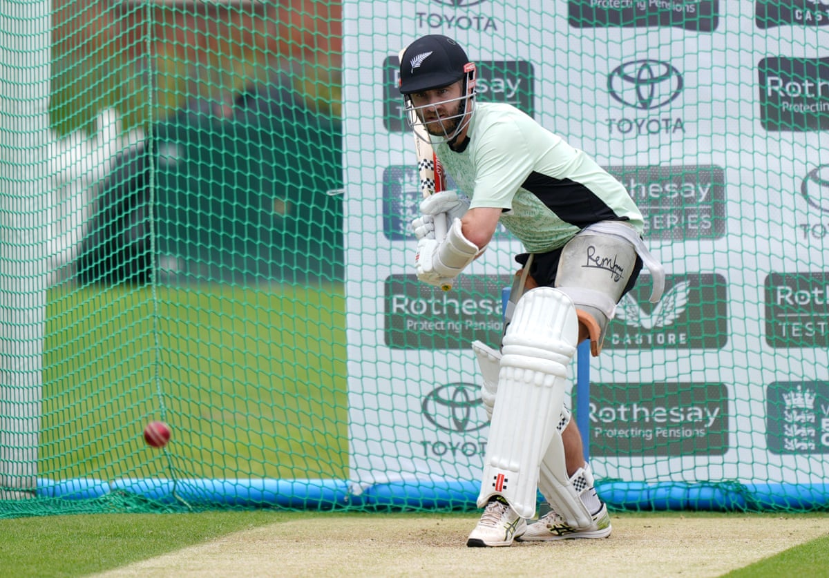 New Zealand’s Kane Williamson during a nets session at Lord’s.
