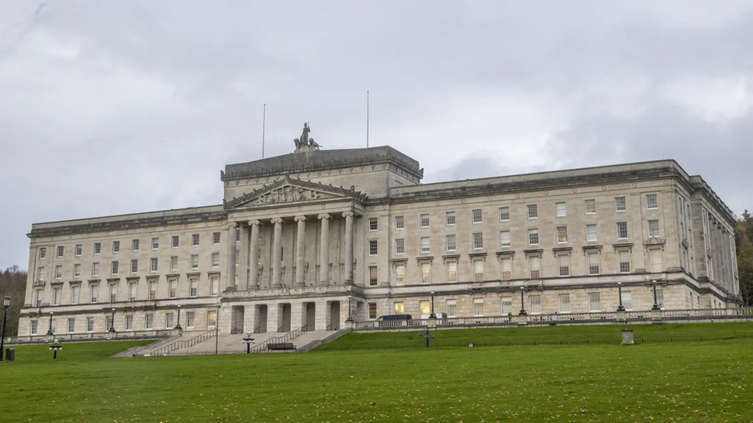 Liam McBurney/PA External picture of Parliament Buildings, Stormont