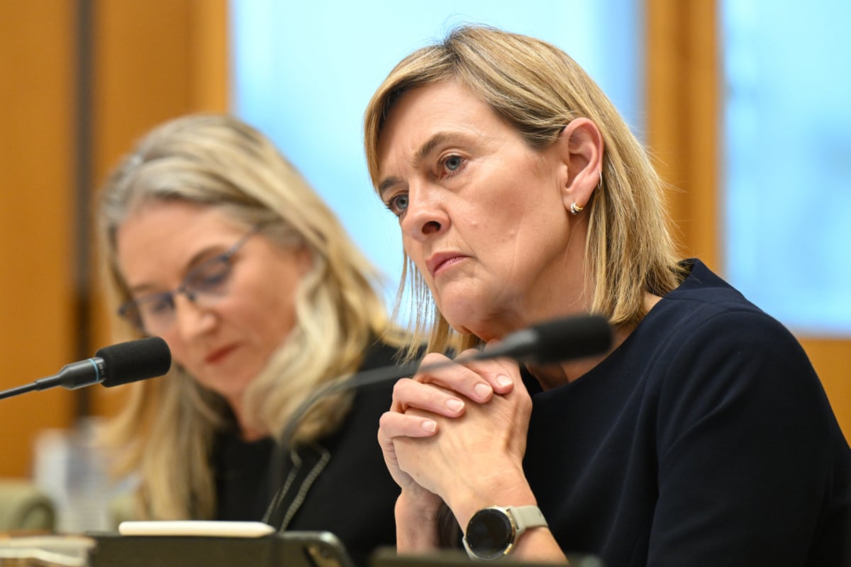 Chair of the Australian Securities and Investments Commission (Asic) Sarah Court during Senate estimates, 5 June, 2026.