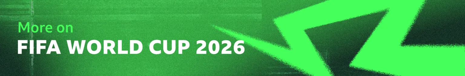 Banner against a green background displaying the words 