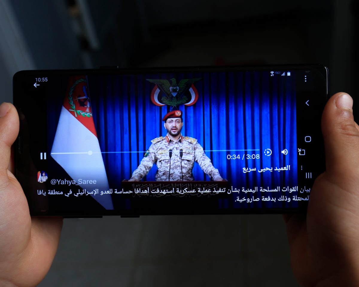 Houthis claim missile attack on Israel.