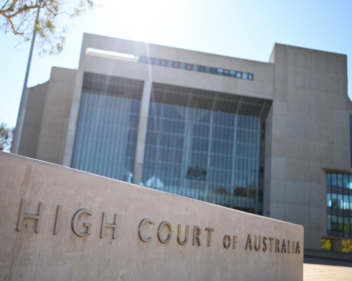 The high court of Australia in Canberra