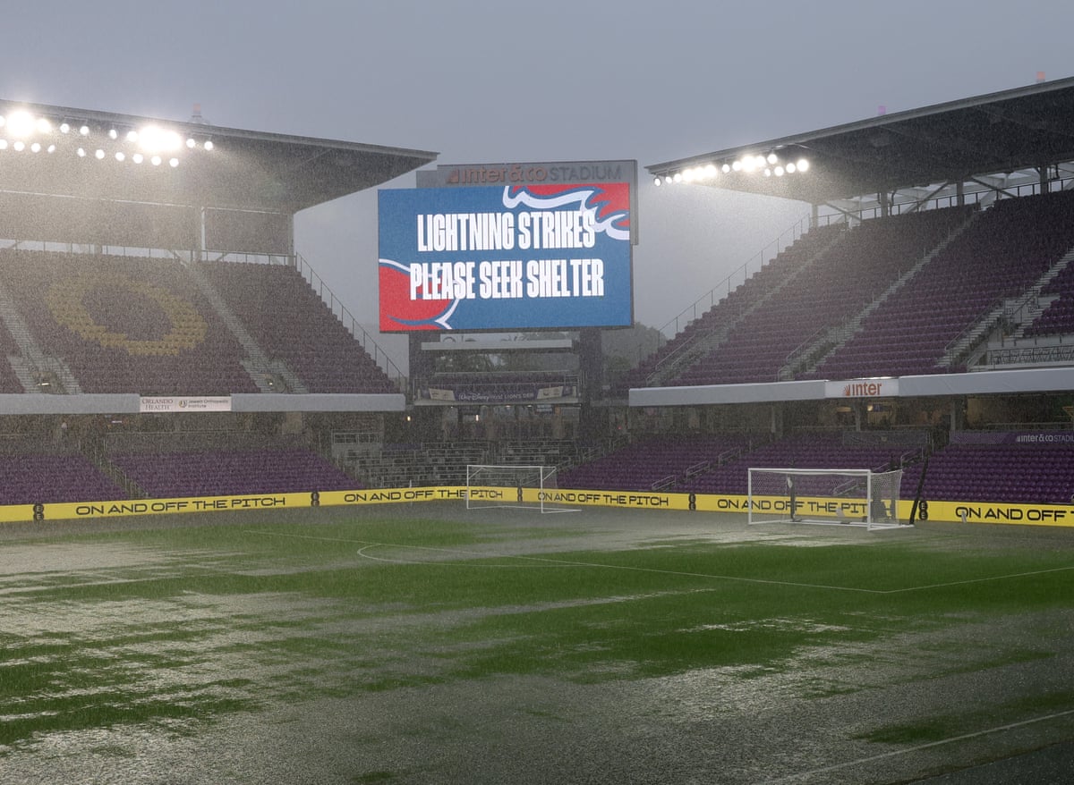 The scene at the Inter&Co Stadium does not look promising.