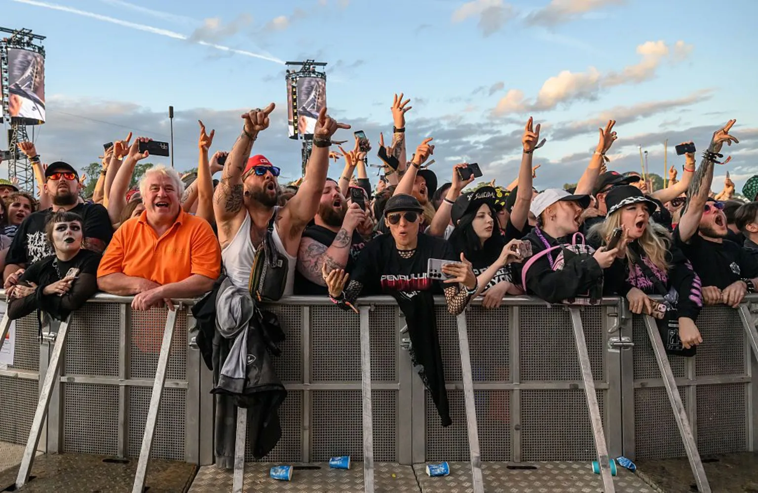  Music fans at Download Festival 2026 at Donington Park