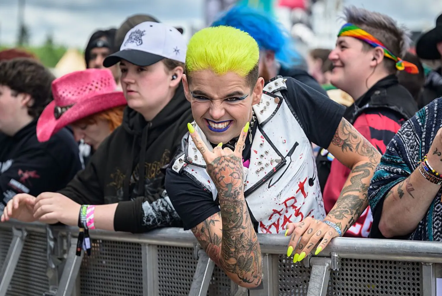  Music fans at Download Festival 2026 at Donington Park