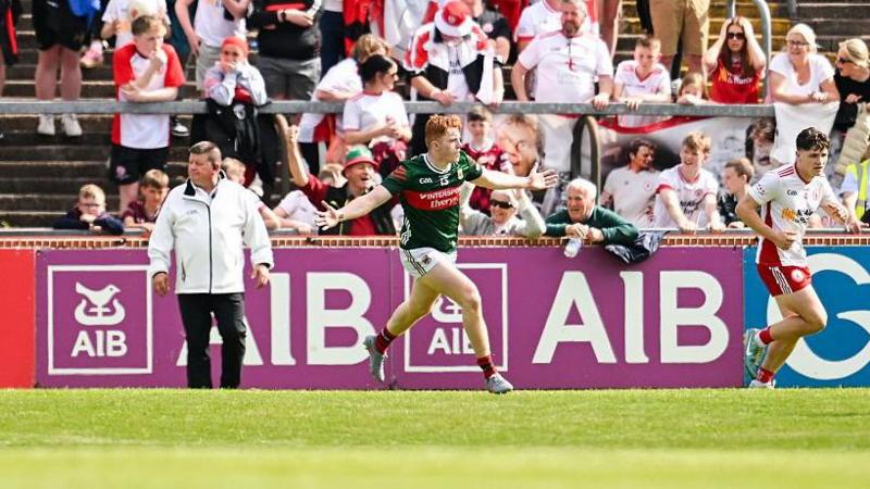 Darragh Beirne celebrates scoring a goal