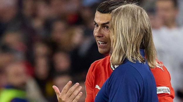 Cristiano Ronaldo and Austin MacPhee