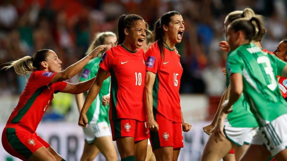 Portugal celebrate scoring