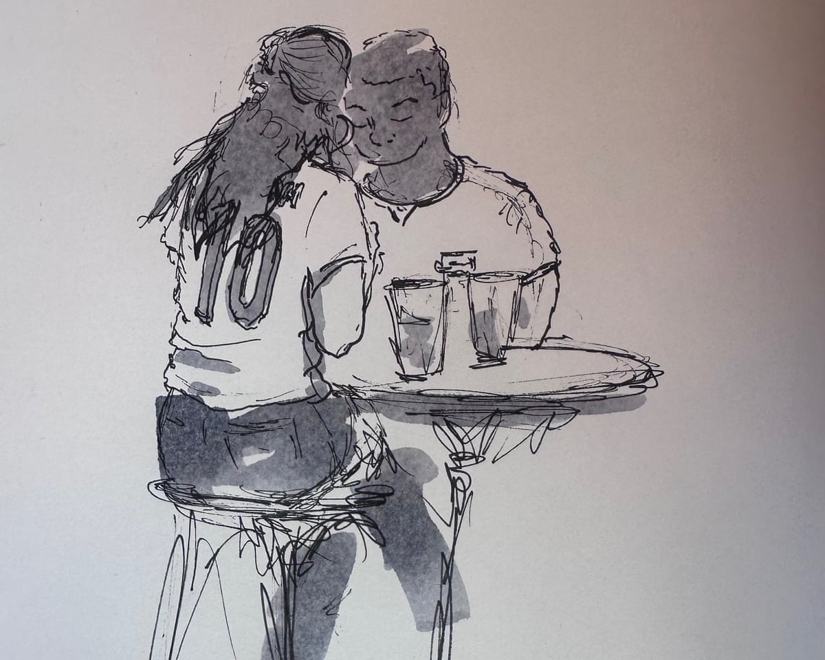 More England fans at the Old Blue Last by Keith Williams.