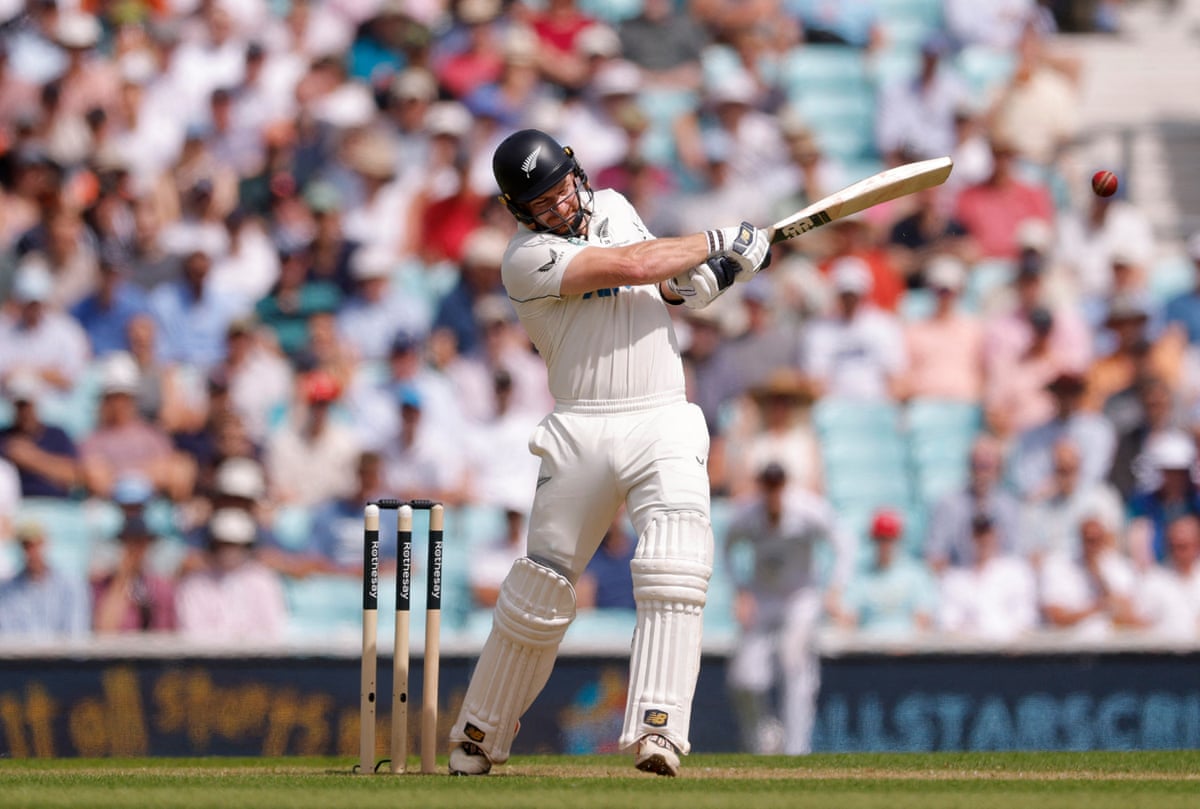 New Zealand's Glenn Phillips hits out