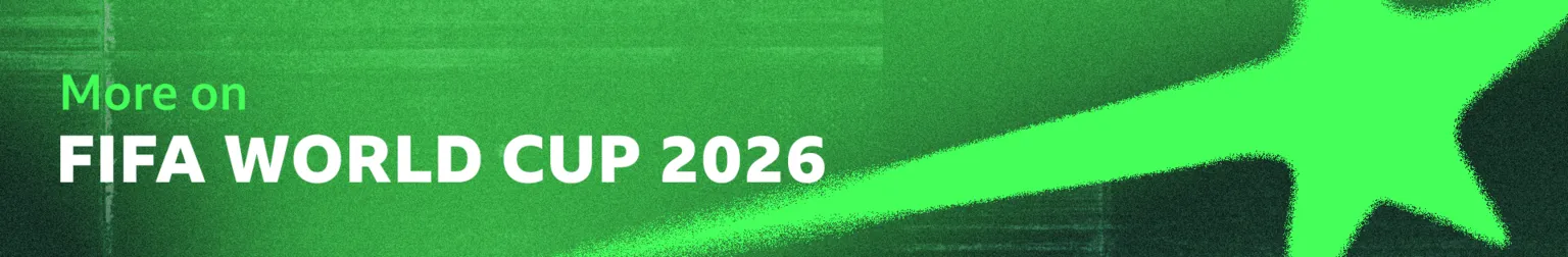 An electric green banner that reads:
