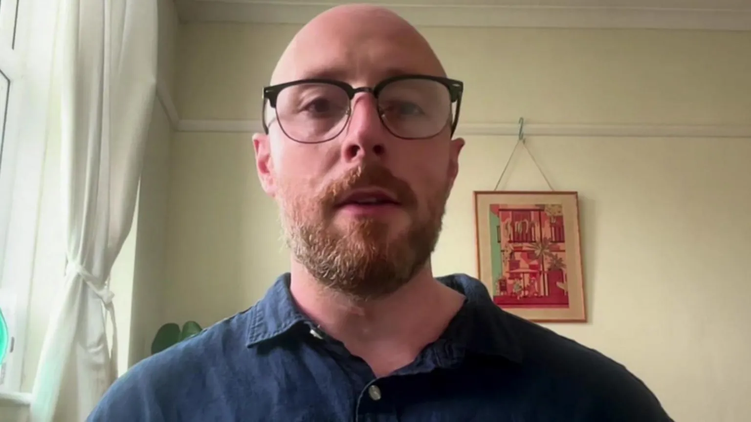 Aleistair Adamson on a video call