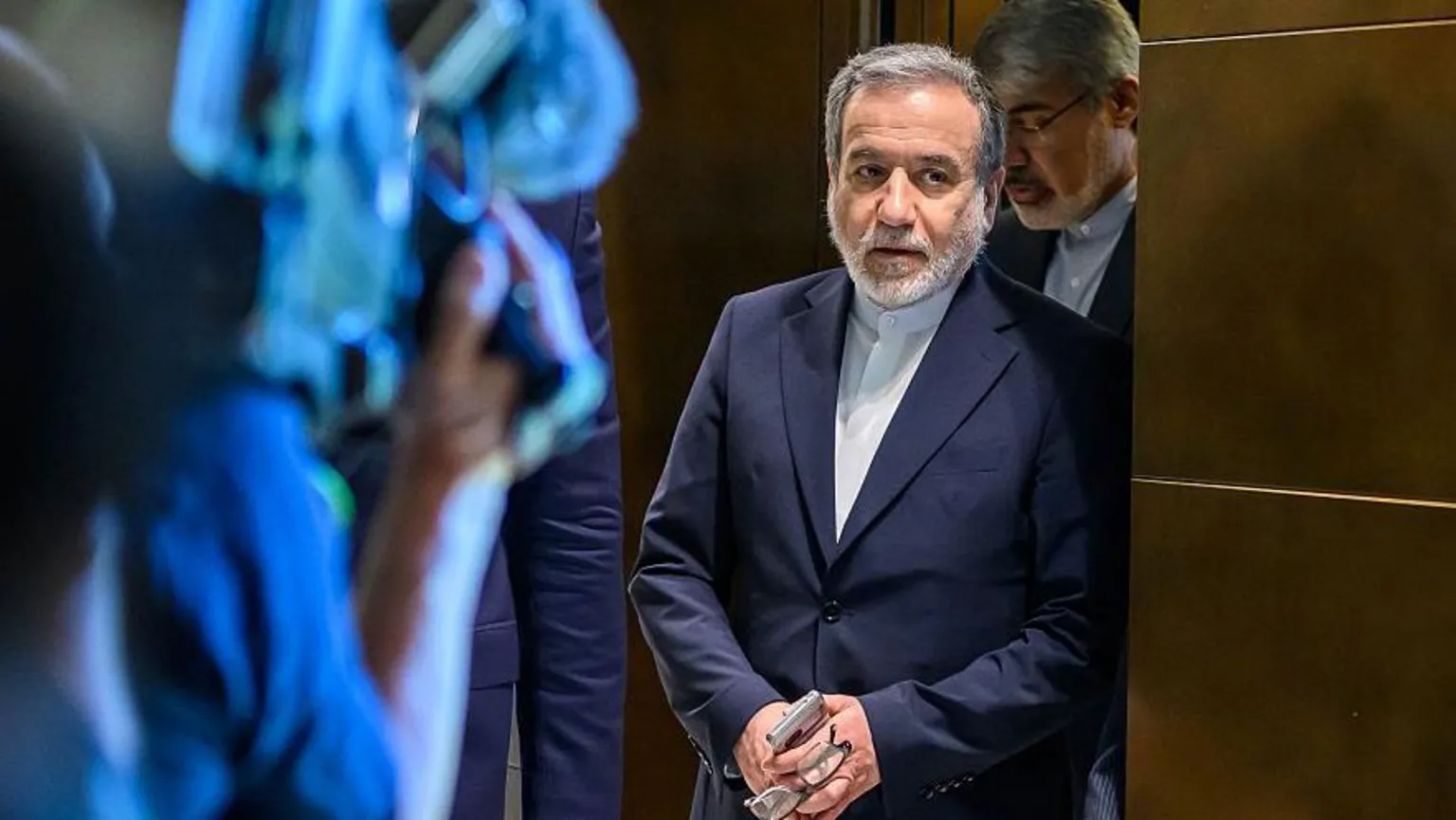 AFP via Iran's Foreign Minister Abbas Araghchi arrives for a bilateral meeting 