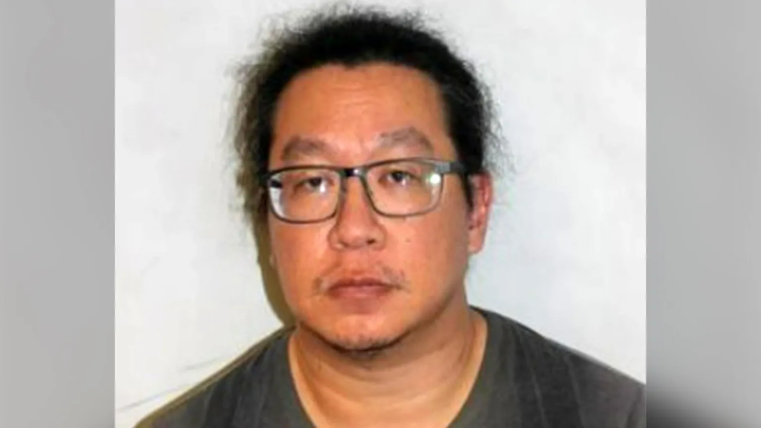 Photo of Chan wearing glasses against a plain background, in a passport-style photograph.