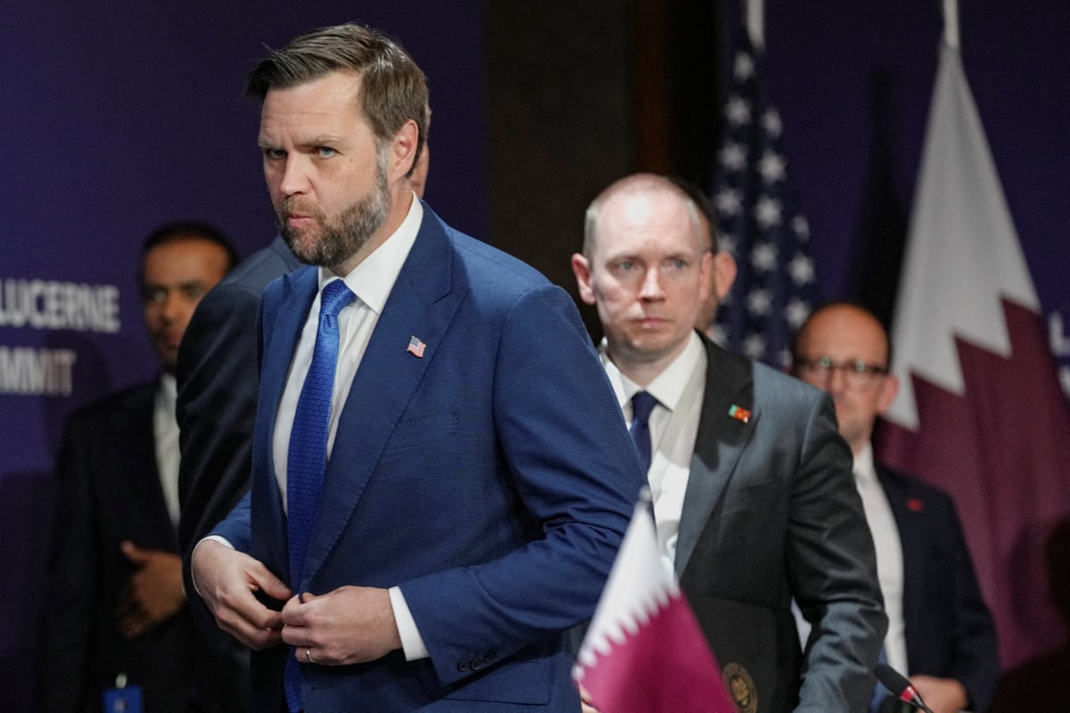The US vice-president, JD Vance