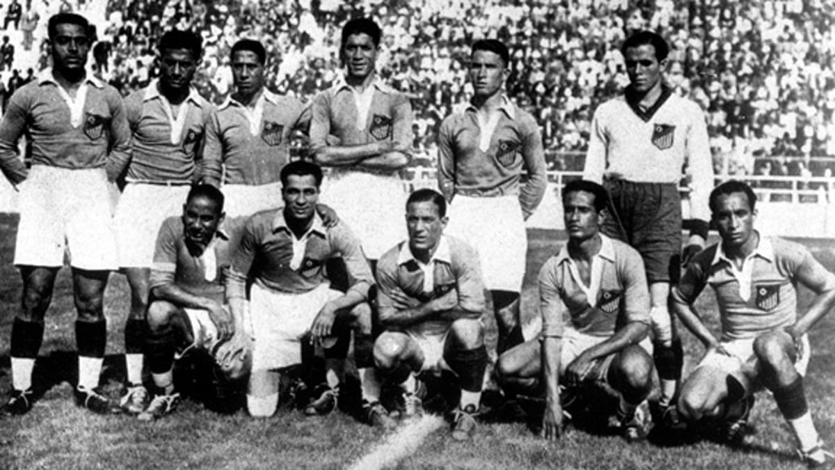 Egypt pictured at the 1934 Fifa World Cup in Italy.