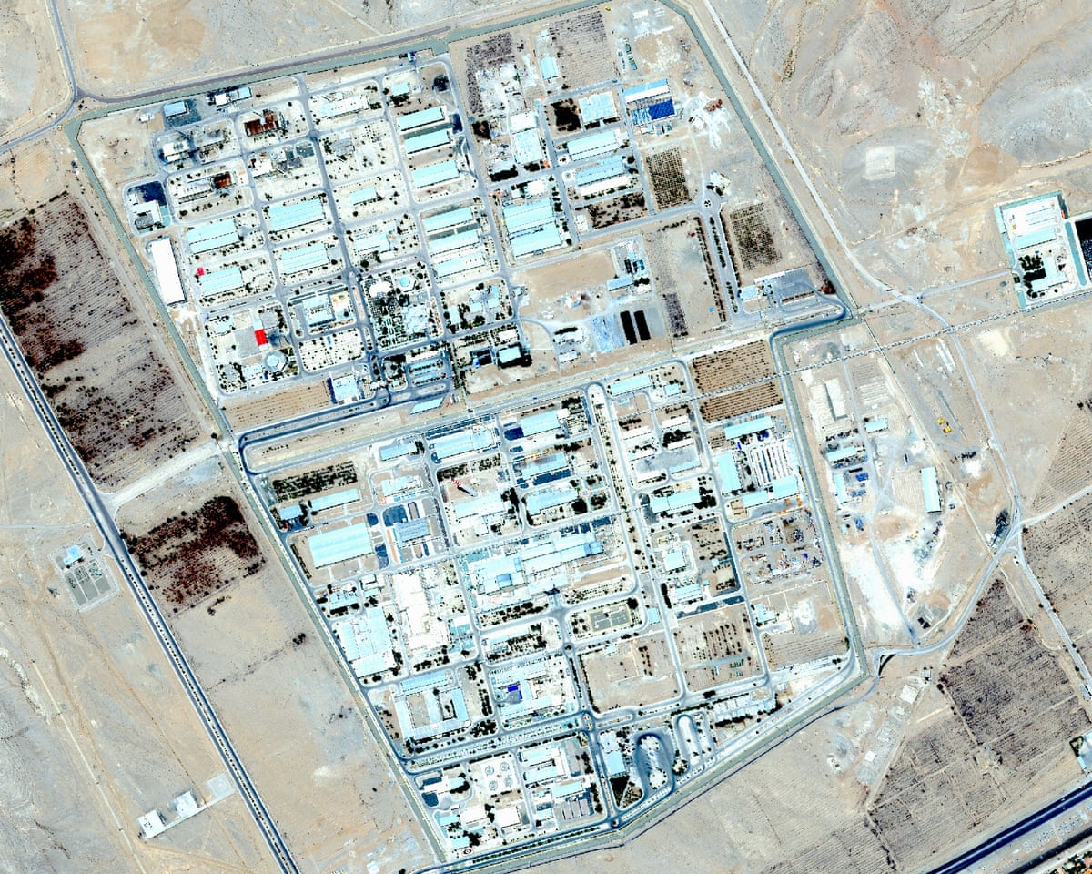 A satellite image of the Isfahan nuclear technology center in Iran, taken last year.