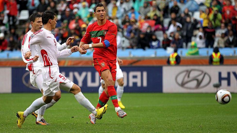 Ronaldo scores against North Korea
