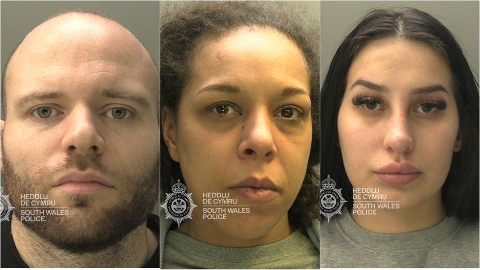 Cafwyd Jordan Mills-Smith, Melissa Quailey-Dashper a Kristina Ginova hefyd yn euog o lofruddiaeth am eu rhan ym marwolaeth Joanne Penney